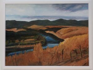 Shenandoah River, Öl, 40 x 30 cm, 2024, gerahmt